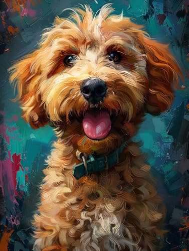 5D Diamond Painting Hund, Diamond Painting Erwachsene Tier, DIY Basteln Erwachsene, Full Diamant Kunst Malerei Stickerei Kreuzstich Set, Zimmer Deko und Wanddekor, Als Geschenke 60X80cm E-8574 5D Diamond Painting Hund, Diamond Painting Erwachsene Tier, DIY Basteln Erwachsene, Full Diamant Kunst Malerei Stickerei Kreuzstich Set, Zimmer Deko und Wanddekor, Als Geschenke 60X80cm E-8574 von MAYUPEOU