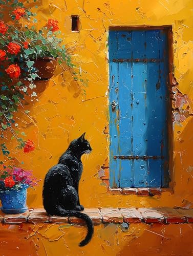 5D Diamond Painting Katze, Diamond Painting Erwachsene Tier, DIY Basteln Erwachsene, Full Diamant Kunst Malerei Stickerei Kreuzstich Set, Zimmer Deko und Wanddekor, Als Geschenke 90x120cm S-4474 5D Diamond Painting Katze, Diamond Painting Erwachsene Tier, DIY Basteln Erwachsene, Full Diamant Kunst Malerei Stickerei Kreuzstich Set, Zimmer Deko und Wanddekor, Als Geschenke 90x120cm S-4474 von MAYUPEOU