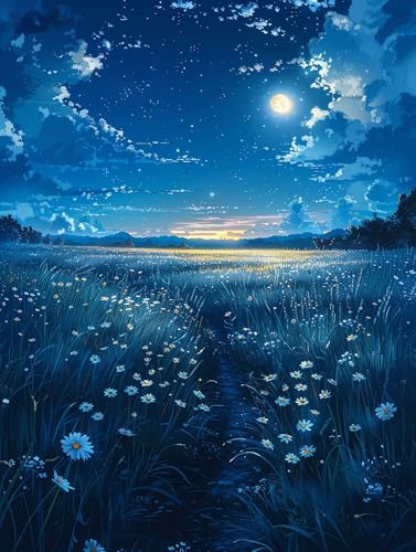 5D Diamond Painting Mond, Diamond Painting Erwachsene Landschaft, DIY Basteln Erwachsene, Full Diamant Kunst Malerei Stickerei Kreuzstich Set, Zimmer Deko und Wanddekor, Als Geschenke 70x95cm 7-7259 5D Diamond Painting Mond, Diamond Painting Erwachsene Landschaft, DIY Basteln Erwachsene, Full Diamant Kunst Malerei Stickerei Kreuzstich Set, Zimmer Deko und Wanddekor, Als Geschenke 70x95cm 7-7259 von MAYUPEOU