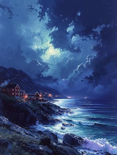 5D Diamond Painting Ozean, Diamond Painting Erwachsene Landschaft, DIY Basteln Erwachsene, Full Diamant Kunst Malerei Stickerei Kreuzstich Set, Zimmer Deko und Wanddekor, Als Geschenke 60X80cm M-6639 5D Diamond Painting Ozean, Diamond Painting Erwachsene Landschaft, DIY Basteln Erwachsene, Full Diamant Kunst Malerei Stickerei Kreuzstich Set, Zimmer Deko und Wanddekor, Als Geschenke 60X80cm M-6639 von MAYUPEOU