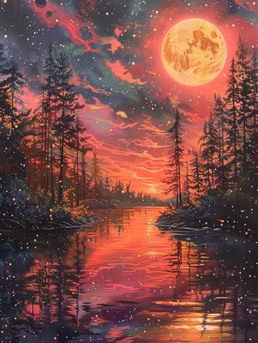 5D Diamond Painting Sonne, Diamond Painting Erwachsene Rivers, DIY Basteln Erwachsene, Full Diamant Kunst Malerei Stickerei Kreuzstich Set, Zimmer Deko und Wanddekor, Als Geschenke 50x65cm B-4319 5D Diamond Painting Sonne, Diamond Painting Erwachsene Rivers, DIY Basteln Erwachsene, Full Diamant Kunst Malerei Stickerei Kreuzstich Set, Zimmer Deko und Wanddekor, Als Geschenke 50x65cm B-4319 von MAYUPEOU