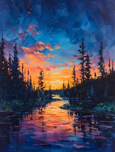 5D Diamond Painting Sonnenuntergang, Diamond Painting Erwachsene Landschaft, DIY Basteln Erwachsene, Full Diamant Kunst Malerei Stickerei Kreuzstich Set, für Zimmer Deko Geschenke 40X50cm 5-9367 5D Diamond Painting Sonnenuntergang, Diamond Painting Erwachsene Landschaft, DIY Basteln Erwachsene, Full Diamant Kunst Malerei Stickerei Kreuzstich Set, für Zimmer Deko Geschenke 40X50cm 5-9367 von MAYUPEOU