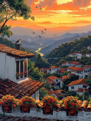5D Diamond Painting Sonnenuntergang, Diamond Painting Erwachsene Landschaft, DIY Basteln Erwachsene, Full Diamant Kunst Malerei Stickerei Kreuzstich Set, für Zimmer Deko Geschenke 60X80cm 7-6245 5D Diamond Painting Sonnenuntergang, Diamond Painting Erwachsene Landschaft, DIY Basteln Erwachsene, Full Diamant Kunst Malerei Stickerei Kreuzstich Set, für Zimmer Deko Geschenke 60X80cm 7-6245 von MAYUPEOU