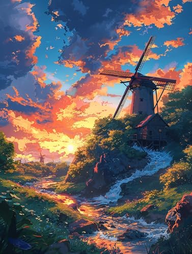 5D Diamond Painting Sonnenuntergang, Diamond Painting Erwachsene Landschaft, DIY Basteln Erwachsene, Full Diamant Kunst Malerei Stickerei Kreuzstich Set, für Zimmer Deko Geschenke 90x120cm Q-3036 5D Diamond Painting Sonnenuntergang, Diamond Painting Erwachsene Landschaft, DIY Basteln Erwachsene, Full Diamant Kunst Malerei Stickerei Kreuzstich Set, für Zimmer Deko Geschenke 90x120cm Q-3036 von MAYUPEOU