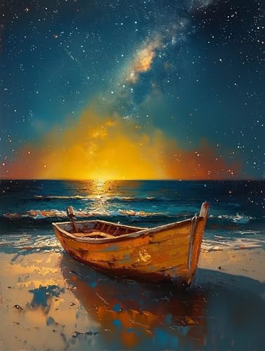 5D Diamond Painting Sonnenuntergang, Diamond Painting Erwachsene Segelboot, DIY Basteln Erwachsene, Full Diamant Kunst Malerei Stickerei Kreuzstich Set, für Zimmer Deko Geschenke 80X110cm 2-8484 5D Diamond Painting Sonnenuntergang, Diamond Painting Erwachsene Segelboot, DIY Basteln Erwachsene, Full Diamant Kunst Malerei Stickerei Kreuzstich Set, für Zimmer Deko Geschenke 80X110cm 2-8484 von MAYUPEOU