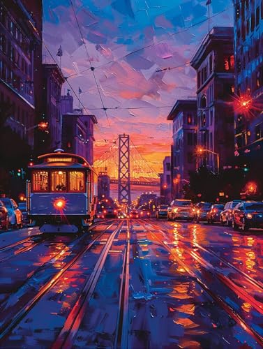 5D Diamond Painting Stadt, Diamond Painting Erwachsene Landschaft, DIY Basteln Erwachsene, Full Diamant Kunst Malerei Stickerei Kreuzstich Set, Zimmer Deko und Wanddekor, Geschenke 100x135cm 5-8930 5D Diamond Painting Stadt, Diamond Painting Erwachsene Landschaft, DIY Basteln Erwachsene, Full Diamant Kunst Malerei Stickerei Kreuzstich Set, Zimmer Deko und Wanddekor, Geschenke 100x135cm 5-8930 von MAYUPEOU