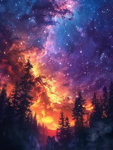 5D Diamond Painting Sternenhimmel, Diamond Painting Erwachsene Landschaft, DIY Basteln Erwachsene, Full Diamant Kunst Malerei Stickerei Kreuzstich Set, Zimmer Deko und Wanddekor 50x65cm 5-9431 5D Diamond Painting Sternenhimmel, Diamond Painting Erwachsene Landschaft, DIY Basteln Erwachsene, Full Diamant Kunst Malerei Stickerei Kreuzstich Set, Zimmer Deko und Wanddekor 50x65cm 5-9431 von MAYUPEOU
