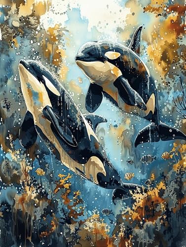 5D Diamond Painting Wal, Diamond Painting Erwachsene Fisch, DIY Basteln Erwachsene, Full Diamant Kunst Malerei Stickerei Kreuzstich Set, Zimmer Deko und Wanddekor, Als Geschenke 100x135cm 2-9409 5D Diamond Painting Wal, Diamond Painting Erwachsene Fisch, DIY Basteln Erwachsene, Full Diamant Kunst Malerei Stickerei Kreuzstich Set, Zimmer Deko und Wanddekor, Als Geschenke 100x135cm 2-9409 von MAYUPEOU