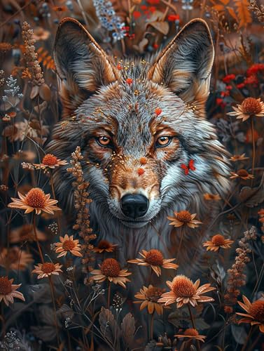 5D Diamond Painting Wolf, Diamond Painting Erwachsene Tier, DIY Basteln Erwachsene, Full Diamant Kunst Malerei Stickerei Kreuzstich Set, Zimmer Deko und Wanddekor, Als Geschenke 80X110cm N-8125 5D Diamond Painting Wolf, Diamond Painting Erwachsene Tier, DIY Basteln Erwachsene, Full Diamant Kunst Malerei Stickerei Kreuzstich Set, Zimmer Deko und Wanddekor, Als Geschenke 80X110cm N-8125 von MAYUPEOU