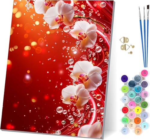 Blume Malen Nach Zahlen Erwachsene Mit Rahmen, Malen Nach Zahlen Abstrakt, DIY Set Erwachsene Mit 3 Pinseln und Acrylfarbe Knitterfreie Leinwand, Paint by Numbers für Deko Wohnzimmer 100x135cm 8-7981 Blume Malen Nach Zahlen Erwachsene Mit Rahmen, Malen Nach Zahlen Abstrakt, DIY Set Erwachsene Mit 3 Pinseln und Acrylfarbe Knitterfreie Leinwand, Paint by Numbers für Deko Wohnzimmer 100x135cm 8-7981 von MAYUPEOU