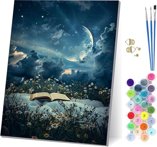Blume Malen Nach Zahlen Erwachsene Mit Rahmen, Malen Nach Zahlen Buch, DIY Set Erwachsene Mit 3 Pinseln und Acrylfarbe, Paint by Numbers für Deko Wohnzimmer, Geschenke für Frauen 50x65cm 9-2462 Blume Malen Nach Zahlen Erwachsene Mit Rahmen, Malen Nach Zahlen Buch, DIY Set Erwachsene Mit 3 Pinseln und Acrylfarbe, Paint by Numbers für Deko Wohnzimmer, Geschenke für Frauen 50x65cm 9-2462 von MAYUPEOU