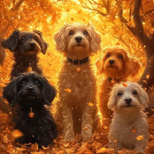 DIY Diamond Painting Baum, Diamond Painting für Wand Décor, 5D Bastelset Erwachsene, Hund DIY Runder Full Drill Diamant Malerei Set, Diamant Kunst Malerei Stickerei für Anfänger, 100x100cm A-4737 DIY Diamond Painting Baum, Diamond Painting für Wand Décor, 5D Bastelset Erwachsene, Hund DIY Runder Full Drill Diamant Malerei Set, Diamant Kunst Malerei Stickerei für Anfänger, 100x100cm A-4737 von MAYUPEOU