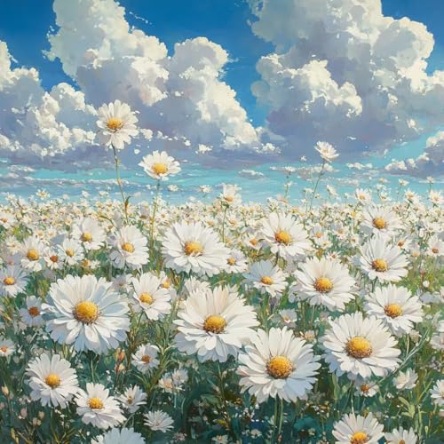 DIY Diamond Painting Blume, Diamond Painting für Wand Décor, 5D Bastelset Erwachsene, Himmel DIY Runder Full Drill Diamant Malerei Set, Diamant Kunst Malerei Stickerei für Anfänger, 45x45cm 9-4314 DIY Diamond Painting Blume, Diamond Painting für Wand Décor, 5D Bastelset Erwachsene, Himmel DIY Runder Full Drill Diamant Malerei Set, Diamant Kunst Malerei Stickerei für Anfänger, 45x45cm 9-4314 von MAYUPEOU