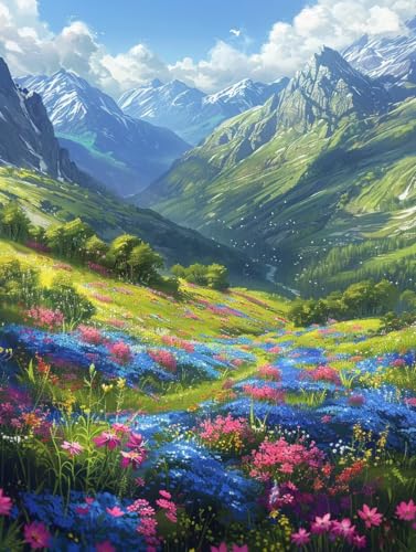 Diamant Painting Bilder Berg, Diamond Painting Erwachsene Landschaft, 5D DIY Full Drill Stickerei Kreuzstich Set, Mosaikherstellung Bastelset Erwachsene, für Deko Wohnzimmer Geschenke 80X110cm V-5064 Diamant Painting Bilder Berg, Diamond Painting Erwachsene Landschaft, 5D DIY Full Drill Stickerei Kreuzstich Set, Mosaikherstellung Bastelset Erwachsene, für Deko Wohnzimmer Geschenke 80X110cm V-5064 von MAYUPEOU