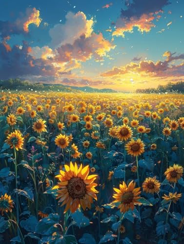 Diamant Painting Bilder Sonnenuntergang, Diamond Painting Erwachsene Blume, 5D DIY Full Drill Stickerei Kreuzstich Set, Mosaikherstellung Bastelset Erwachsene, für Deko Wohnzimmer 80X110cm K-6894 Diamant Painting Bilder Sonnenuntergang, Diamond Painting Erwachsene Blume, 5D DIY Full Drill Stickerei Kreuzstich Set, Mosaikherstellung Bastelset Erwachsene, für Deko Wohnzimmer 80X110cm K-6894 von MAYUPEOU