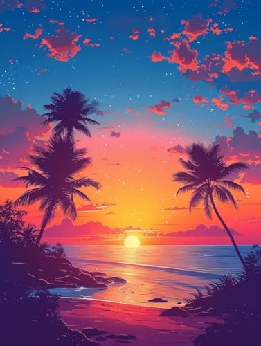 Diamant Painting Bilder Sonnenuntergang, Diamond Painting Erwachsene Sternenhimmel, 5D DIY Full Drill Stickerei Kreuzstich Set, Bastelset Erwachsene, für Deko Wohnzimmer Geschenke 100x135cm 0-9322 Diamant Painting Bilder Sonnenuntergang, Diamond Painting Erwachsene Sternenhimmel, 5D DIY Full Drill Stickerei Kreuzstich Set, Bastelset Erwachsene, für Deko Wohnzimmer Geschenke 100x135cm 0-9322 von MAYUPEOU