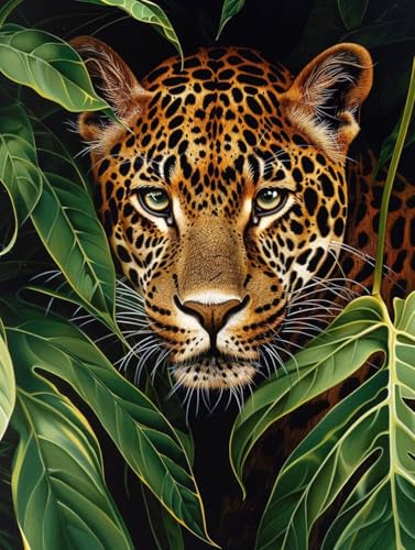Diamant Painting Bilder Tier, Diamond Painting Erwachsene Pflanzen, 5D DIY Full Drill Stickerei Kreuzstich Set, Mosaikherstellung Bastelset Erwachsene, für Deko Wohnzimmer Geschenke 70x95cm 0-6089 von MAYUPEOU