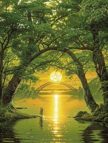Diamond Painting Erwachsene Sonnenuntergang, Diamant Painting Bilder Baum, 5D DIY Full Drill Stickerei Kreuzstich Set, Mosaikherstellung Bastelset Erwachsene, für Deko Wohnzimmer 70x95cm P-9183 Diamond Painting Erwachsene Sonnenuntergang, Diamant Painting Bilder Baum, 5D DIY Full Drill Stickerei Kreuzstich Set, Mosaikherstellung Bastelset Erwachsene, für Deko Wohnzimmer 70x95cm P-9183 von MAYUPEOU