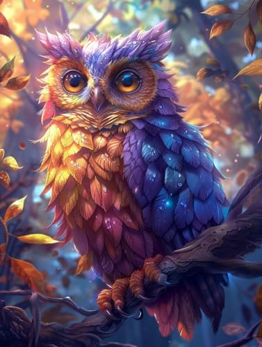 Diamond Painting Erwachsene Vogel, Diamant Painting Bilder Pflanzen, 5D DIY Full Drill Stickerei Kreuzstich Set, Mosaikherstellung Bastelset Erwachsene, für Deko Wohnzimmer Geschenke 100x135cm I-8945 von MAYUPEOU