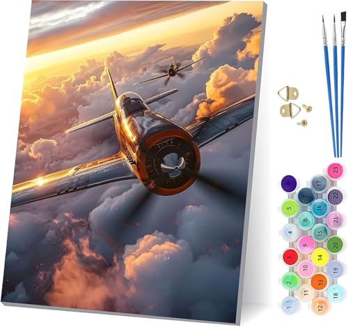 Flugzeug Malen Nach Zahlen Erwachsene Mit Rahmen, Malen Nach Zahlen Wolke, DIY Set Erwachsene Mit 3 Pinseln und Acrylfarbe, Paint by Numbers für Deko Wohnzimmer, Geschenke für Frauen 100x130cm 7-5986 Flugzeug Malen Nach Zahlen Erwachsene Mit Rahmen, Malen Nach Zahlen Wolke, DIY Set Erwachsene Mit 3 Pinseln und Acrylfarbe, Paint by Numbers für Deko Wohnzimmer, Geschenke für Frauen 100x130cm 7-5986 von MAYUPEOU
