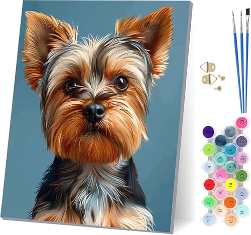 Hund Malen Nach Zahlen Erwachsene Mit Rahmen, Malen Nach Zahlen Tier, DIY Set Erwachsene Mit 3 Pinseln und Acrylfarbe, Paint by Numbers für Deko Wohnzimmer, Geschenke für Frauen 100x130cm 6-9913 Hund Malen Nach Zahlen Erwachsene Mit Rahmen, Malen Nach Zahlen Tier, DIY Set Erwachsene Mit 3 Pinseln und Acrylfarbe, Paint by Numbers für Deko Wohnzimmer, Geschenke für Frauen 100x130cm 6-9913 von MAYUPEOU
