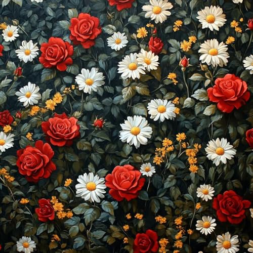 Malen Nach Zahlen Erwachsene Blume,DIY Malen Nach Zahlen Rose, DIY Basteln Erwachsene Leinwand Kits Mit Pinseln und Acrylfarbe, Paint by Numbers Kits für Anfänger, Deko Wohnzimmer, 50x50cm 5-4821 Malen Nach Zahlen Erwachsene Blume,DIY Malen Nach Zahlen Rose, DIY Basteln Erwachsene Leinwand Kits Mit Pinseln und Acrylfarbe, Paint by Numbers Kits für Anfänger, Deko Wohnzimmer, 50x50cm 5-4821 von MAYUPEOU