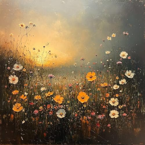 Malen Nach Zahlen Erwachsene Blume,DIY Malen Nach Zahlen Sonnenuntergang, DIY Basteln Erwachsene Leinwand Kits Mit Pinseln und Acrylfarbe, Paint by Numbers Kit für Anfänger, Dekoration, 60x60cm 2-7036 Malen Nach Zahlen Erwachsene Blume,DIY Malen Nach Zahlen Sonnenuntergang, DIY Basteln Erwachsene Leinwand Kits Mit Pinseln und Acrylfarbe, Paint by Numbers Kit für Anfänger, Dekoration, 60x60cm 2-7036 von MAYUPEOU
