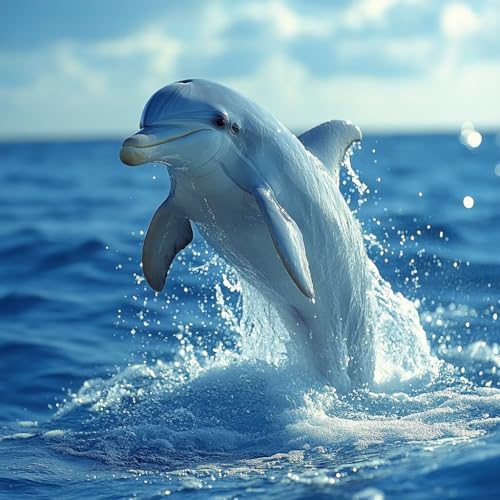 Malen Nach Zahlen Erwachsene Delphin,DIY Malen Nach Zahlen Meer, DIY Basteln Erwachsene Leinwand Kits Mit Pinseln und Acrylfarbe, Paint by Numbers Kits für Anfänger, Deko Wohnzimmer, 60x60cm 4-9090 Malen Nach Zahlen Erwachsene Delphin,DIY Malen Nach Zahlen Meer, DIY Basteln Erwachsene Leinwand Kits Mit Pinseln und Acrylfarbe, Paint by Numbers Kits für Anfänger, Deko Wohnzimmer, 60x60cm 4-9090 von MAYUPEOU