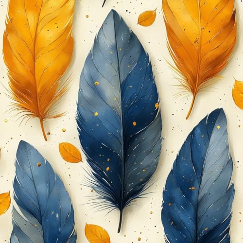Malen Nach Zahlen Erwachsene Feder, Malen Nach Zahlen für Zimmer Deko, Abstrakt DIY Basteln Erwachsene Leinwand Kits, DIY Paint by Numbers Kits Mit Pinseln und Acrylfarbe, Geschenke, 50x50cm 4-1158 Malen Nach Zahlen Erwachsene Feder, Malen Nach Zahlen für Zimmer Deko, Abstrakt DIY Basteln Erwachsene Leinwand Kits, DIY Paint by Numbers Kits Mit Pinseln und Acrylfarbe, Geschenke, 50x50cm 4-1158 von MAYUPEOU