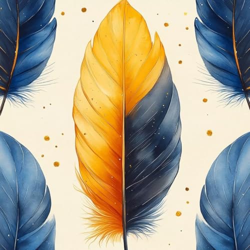 Malen Nach Zahlen Erwachsene Feder,DIY Malen Nach Zahlen Abstrakt, DIY Basteln Erwachsene Leinwand Kits Mit Pinseln und Acrylfarbe, Paint by Numbers Kits für Anfänger, Deko Wohnzimmer, 60x60cm U-4529 Malen Nach Zahlen Erwachsene Feder,DIY Malen Nach Zahlen Abstrakt, DIY Basteln Erwachsene Leinwand Kits Mit Pinseln und Acrylfarbe, Paint by Numbers Kits für Anfänger, Deko Wohnzimmer, 60x60cm U-4529 von MAYUPEOU
