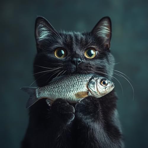 Malen Nach Zahlen Erwachsene Fisch, Malen Nach Zahlen für Zimmer Deko, Katze DIY Basteln Erwachsene Leinwand Kits, DIY Paint by Numbers Kits Mit Pinseln und Acrylfarbe, Geschenke, 60x60cm T-1231 Malen Nach Zahlen Erwachsene Fisch, Malen Nach Zahlen für Zimmer Deko, Katze DIY Basteln Erwachsene Leinwand Kits, DIY Paint by Numbers Kits Mit Pinseln und Acrylfarbe, Geschenke, 60x60cm T-1231 von MAYUPEOU
