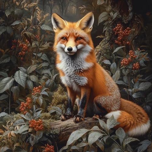 Malen Nach Zahlen Erwachsene Fuchs,DIY Malen Nach Zahlen Pflanzen, DIY Basteln Erwachsene Leinwand Kits Mit Pinseln und Acrylfarbe, Paint by Numbers Kits für Anfänger, Deko Wohnzimmer, 30x30cm 3-8959 Malen Nach Zahlen Erwachsene Fuchs,DIY Malen Nach Zahlen Pflanzen, DIY Basteln Erwachsene Leinwand Kits Mit Pinseln und Acrylfarbe, Paint by Numbers Kits für Anfänger, Deko Wohnzimmer, 30x30cm 3-8959 von MAYUPEOU