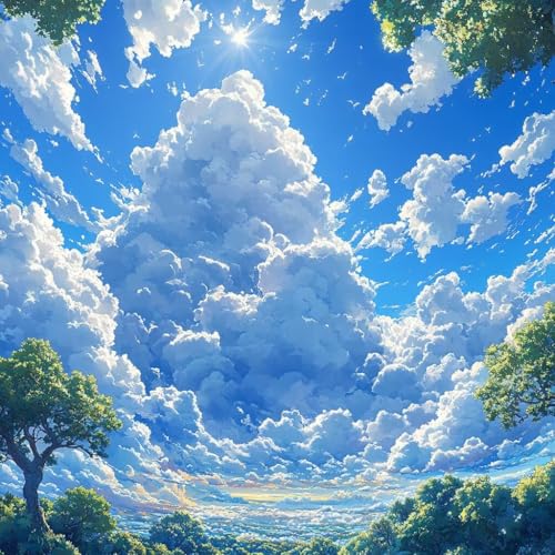 Malen Nach Zahlen Erwachsene Himmel, Malen Nach Zahlen für Zimmer Deko, Baum DIY Basteln Erwachsene Leinwand Kits, DIY Paint by Numbers Kits Mit Pinseln und Acrylfarbe, Geschenke, 30x30cm 3-9981 Malen Nach Zahlen Erwachsene Himmel, Malen Nach Zahlen für Zimmer Deko, Baum DIY Basteln Erwachsene Leinwand Kits, DIY Paint by Numbers Kits Mit Pinseln und Acrylfarbe, Geschenke, 30x30cm 3-9981 von MAYUPEOU