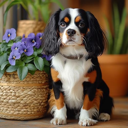 Malen Nach Zahlen Erwachsene Hund,DIY Malen Nach Zahlen Blume, DIY Basteln Erwachsene Leinwand Kits Mit Pinseln und Acrylfarbe, Paint by Numbers Kits für Anfänger, Deko Wohnzimmer, 70x70cm 2-5228 Malen Nach Zahlen Erwachsene Hund,DIY Malen Nach Zahlen Blume, DIY Basteln Erwachsene Leinwand Kits Mit Pinseln und Acrylfarbe, Paint by Numbers Kits für Anfänger, Deko Wohnzimmer, 70x70cm 2-5228 von MAYUPEOU