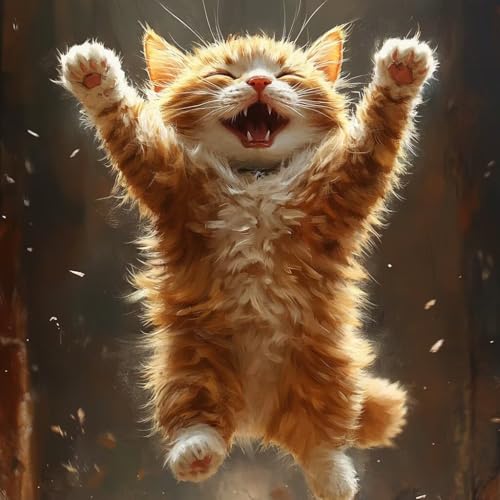 Malen Nach Zahlen Erwachsene Katze,DIY Malen Nach Zahlen Tier, DIY Basteln Erwachsene Leinwand Kits Mit Pinseln und Acrylfarbe, Paint by Numbers Kits für Anfänger, Deko Wohnzimmer, 60x60cm 1-2723 Malen Nach Zahlen Erwachsene Katze,DIY Malen Nach Zahlen Tier, DIY Basteln Erwachsene Leinwand Kits Mit Pinseln und Acrylfarbe, Paint by Numbers Kits für Anfänger, Deko Wohnzimmer, 60x60cm 1-2723 von MAYUPEOU