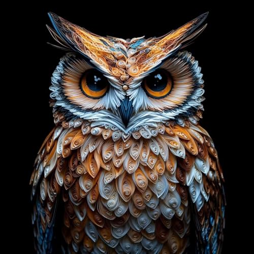 Malen Nach Zahlen Erwachsene Niedlich, Malen Nach Zahlen für Zimmer Deko, Eule DIY Basteln Erwachsene Leinwand Kits, DIY Paint by Numbers Kits Mit Pinseln und Acrylfarbe, Geschenke, 45x45cm 1-9382 Malen Nach Zahlen Erwachsene Niedlich, Malen Nach Zahlen für Zimmer Deko, Eule DIY Basteln Erwachsene Leinwand Kits, DIY Paint by Numbers Kits Mit Pinseln und Acrylfarbe, Geschenke, 45x45cm 1-9382 von MAYUPEOU