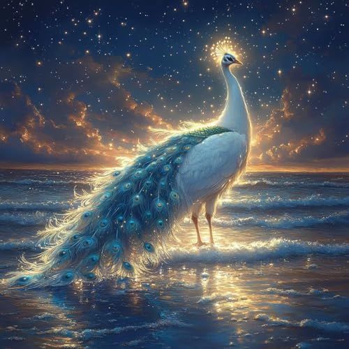 Malen Nach Zahlen Erwachsene Pfau,DIY Malen Nach Zahlen Sternenhimmel, DIY Basteln Erwachsene Leinwand Kits Mit Pinseln und Acrylfarbe, Paint by Numbers Kits für Anfänger, Dekoration, 45x45cm 5-2744 Malen Nach Zahlen Erwachsene Pfau,DIY Malen Nach Zahlen Sternenhimmel, DIY Basteln Erwachsene Leinwand Kits Mit Pinseln und Acrylfarbe, Paint by Numbers Kits für Anfänger, Dekoration, 45x45cm 5-2744 von MAYUPEOU