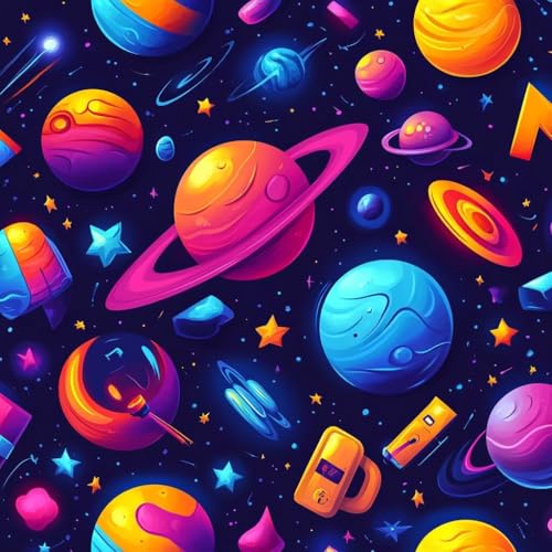 Malen Nach Zahlen Erwachsene Planet, Malen Nach Zahlen für Zimmer Deko, Sternenhimmel DIY Basteln Erwachsene Leinwand Kits, DIY Paint by Numbers Kits Mit Pinseln und Acrylfarbe, 60x60cm Z-4100 Malen Nach Zahlen Erwachsene Planet, Malen Nach Zahlen für Zimmer Deko, Sternenhimmel DIY Basteln Erwachsene Leinwand Kits, DIY Paint by Numbers Kits Mit Pinseln und Acrylfarbe, 60x60cm Z-4100 von MAYUPEOU