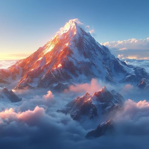 Malen Nach Zahlen Erwachsene Schneeberg,DIY Malen Nach Zahlen Sonnenuntergang, DIY Basteln Erwachsene Leinwand Kits Mit Pinseln und Acrylfarbe, Paint by Numbers Kits für Anfänger, 100x100cm 1-8635 Malen Nach Zahlen Erwachsene Schneeberg,DIY Malen Nach Zahlen Sonnenuntergang, DIY Basteln Erwachsene Leinwand Kits Mit Pinseln und Acrylfarbe, Paint by Numbers Kits für Anfänger, 100x100cm 1-8635 von MAYUPEOU