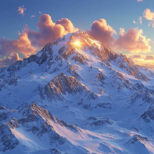 Malen Nach Zahlen Erwachsene Schneeberg,DIY Malen Nach Zahlen Sonnenuntergang, DIY Basteln Erwachsene Leinwand Kits Mit Pinseln und Acrylfarbe, Paint by Numbers Kits für Anfänger, 70x70cm 7-6834 Malen Nach Zahlen Erwachsene Schneeberg,DIY Malen Nach Zahlen Sonnenuntergang, DIY Basteln Erwachsene Leinwand Kits Mit Pinseln und Acrylfarbe, Paint by Numbers Kits für Anfänger, 70x70cm 7-6834 von MAYUPEOU