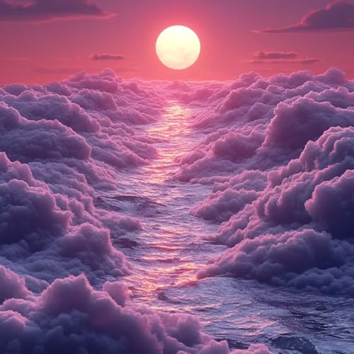 Malen Nach Zahlen Erwachsene Sonnenuntergang, Malen Nach Zahlen für Zimmer Deko, Cloud DIY Basteln Erwachsene Leinwand Kits, DIY Paint by Numbers Kits Mit Pinseln und Acrylfarbe, 100x100cm P-4724 Malen Nach Zahlen Erwachsene Sonnenuntergang, Malen Nach Zahlen für Zimmer Deko, Cloud DIY Basteln Erwachsene Leinwand Kits, DIY Paint by Numbers Kits Mit Pinseln und Acrylfarbe, 100x100cm P-4724 von MAYUPEOU