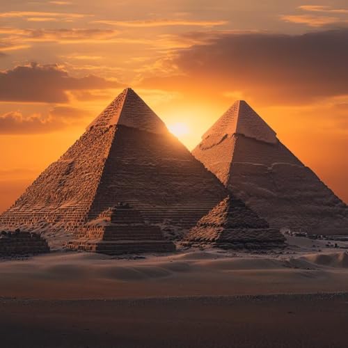 Malen Nach Zahlen Erwachsene Sonnenuntergang, Malen Nach Zahlen für Zimmer Deko, Pyramide DIY Basteln Erwachsene Leinwand Kits, DIY Paint by Numbers Kits Mit Pinseln und Acrylfarbe, 50x50cm 2-5079 Malen Nach Zahlen Erwachsene Sonnenuntergang, Malen Nach Zahlen für Zimmer Deko, Pyramide DIY Basteln Erwachsene Leinwand Kits, DIY Paint by Numbers Kits Mit Pinseln und Acrylfarbe, 50x50cm 2-5079 von MAYUPEOU