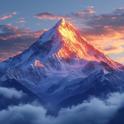 Malen Nach Zahlen Erwachsene Sonnenuntergang, Malen Nach Zahlen für Zimmer Deko, Schneeberg DIY Basteln Erwachsene Leinwand Kits, DIY Paint by Numbers Kits Mit Pinseln und Acrylfarbe, 70x70cm 3-6824 Malen Nach Zahlen Erwachsene Sonnenuntergang, Malen Nach Zahlen für Zimmer Deko, Schneeberg DIY Basteln Erwachsene Leinwand Kits, DIY Paint by Numbers Kits Mit Pinseln und Acrylfarbe, 70x70cm 3-6824 von MAYUPEOU