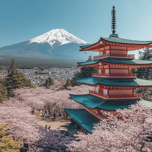 Malen Nach Zahlen Erwachsene Vulkan Fuji,DIY Malen Nach Zahlen Japan, DIY Basteln Erwachsene Leinwand Kits Mit Pinseln und Acrylfarbe, Paint by Numbers Kits für Anfänger, Dekoration, 45x45cm 7-5304 Malen Nach Zahlen Erwachsene Vulkan Fuji,DIY Malen Nach Zahlen Japan, DIY Basteln Erwachsene Leinwand Kits Mit Pinseln und Acrylfarbe, Paint by Numbers Kits für Anfänger, Dekoration, 45x45cm 7-5304 von MAYUPEOU