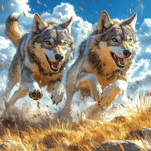 Malen Nach Zahlen Erwachsene Wolf, Malen Nach Zahlen für Zimmer Deko, Tier DIY Basteln Erwachsene Leinwand Kits, DIY Paint by Numbers Kits Mit Pinseln und Acrylfarbe, Geschenke, 45x45cm 2-2690 Malen Nach Zahlen Erwachsene Wolf, Malen Nach Zahlen für Zimmer Deko, Tier DIY Basteln Erwachsene Leinwand Kits, DIY Paint by Numbers Kits Mit Pinseln und Acrylfarbe, Geschenke, 45x45cm 2-2690 von MAYUPEOU