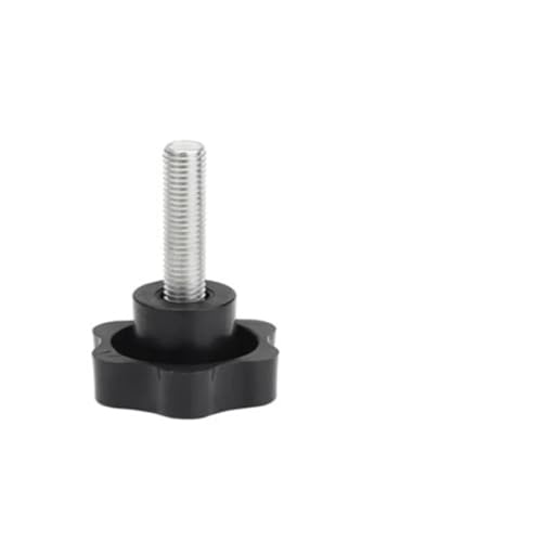 MAYyhem 1-5Pcs Gewinde Spann Griff Bolzen Hand Knopf Anziehen Schraube Industrie Ausrüstung Kunststoff Stahl(30mm,M12) von MAYyhem