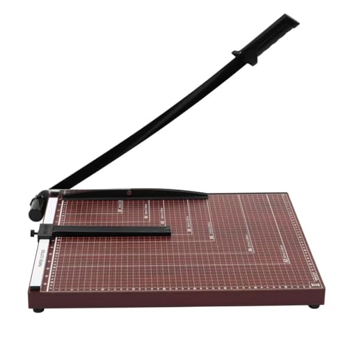 Papierschneider, A4/A3, Schnittlänge, einfach zu bedienen, leichter Schneidemaschinenstil und Trimmer mit 8 Blatt Kapazität, Papierschneider, Schieberetiketten, Fotokarton, Basteln für Zuhause oder von MAZVYLF