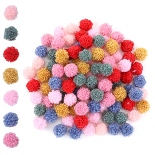 MBAIYO 100 Stück Bunte Pompons zum Basteln, 15mm Filzkugeln Bunt Klein Mehrfarbig Flauschigen Pompom Set Mini Pompoms für Kinder Bommel Bälle für Schmuck DIY Kreative Handwerk Party Ostern Deko MBAIYO 100 Stück Bunte Pompons zum Basteln, 15mm Filzkugeln Bunt Klein Mehrfarbig Flauschigen Pompom Set Mini Pompoms für Kinder Bommel Bälle für Schmuck DIY Kreative Handwerk Party Ostern Deko von MBAIYO