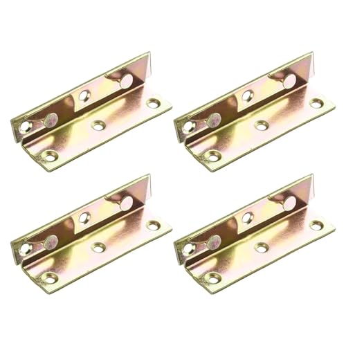Bettgitterbefestigungen, Bettgitterhalterung, 8-teilige Bettgitterhalterung, Befestigungsverbinder, Schnapp-Eckscharnier aus Messing for Möbel Bettgitterbefestigungen, Bettgitterhalterung, 8-teilige Bettgitterhalterung, Befestigungsverbinder, Schnapp-Eckscharnier aus Messing for Möbel von MBHHU