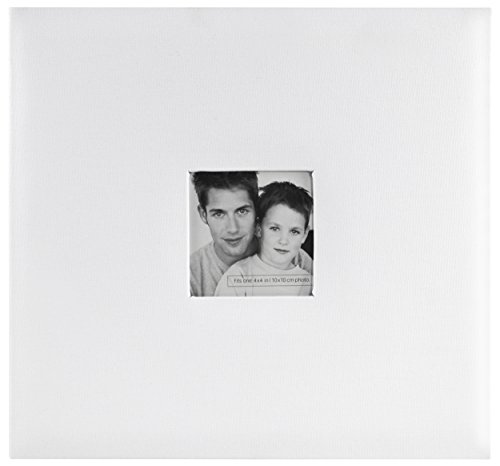 MCS Frashion Sammelalbum aus Stoff MBI by Mode-Scrapbook mit Fotoöffnung, 30,5 x 30,5 cm, Weiß, 33,2 x 32,5 cm, Vinyl, 31.75 x 2.54 x 34.29 cm MCS Frashion Sammelalbum aus Stoff MBI by Mode-Scrapbook mit Fotoöffnung, 30,5 x 30,5 cm, Weiß, 33,2 x 32,5 cm, Vinyl, 31.75 x 2.54 x 34.29 cm von MCS